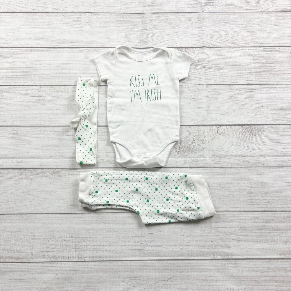 Rae Dunn Shamrock Irish Outfit